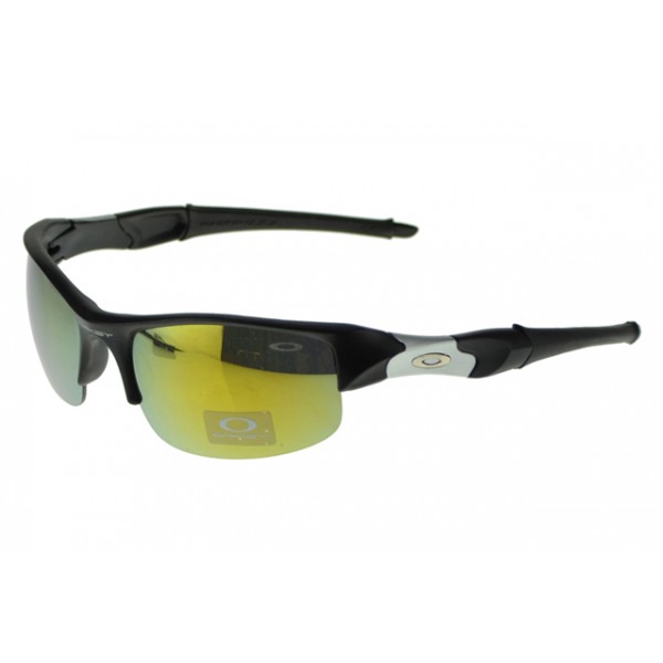 Oakley Flak Jacket Sunglasses Black Frame Yellow Lens Fast Delivery