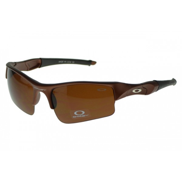 Oakley Flak Jacket Sunglasses Red Frame Brown Lens Cheap Outlet