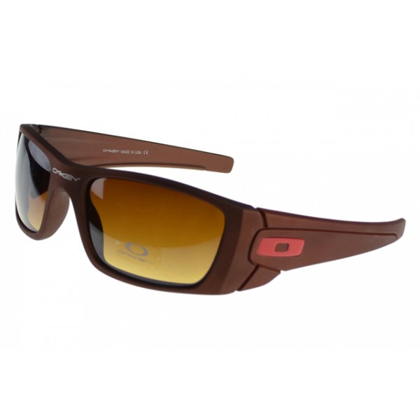 Oakley Gascan Sunglasses Red Frame Gold Lens Free Delivery