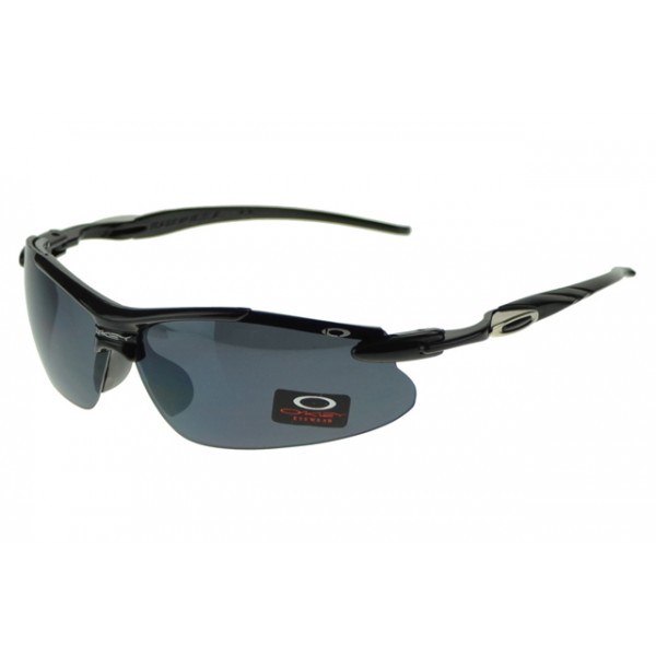 Oakley Half Jacket Sunglasses Black Frame Gray Lens