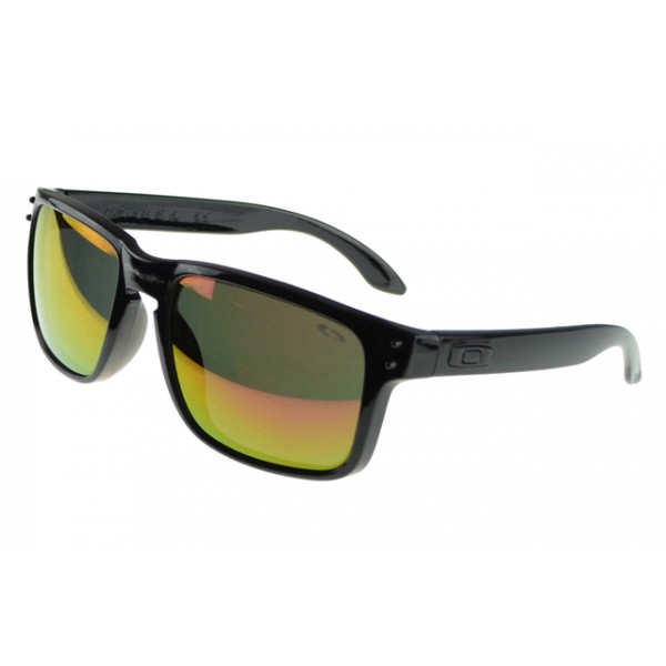 Oakley Holbrook Sunglasses Black Frame Yellow Lens Classic Cheap