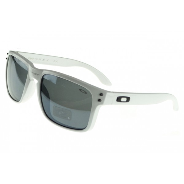 Oakley Holbrook Sunglasses White Frame Silver Lens Factory Store