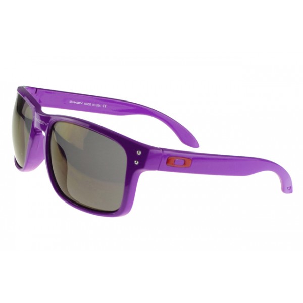 Oakley Holbrook Sunglasses Purple Frame Brown Lens