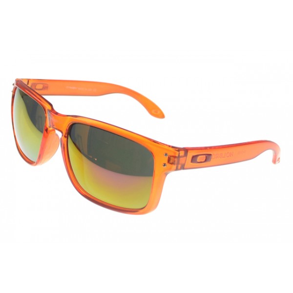 Oakley Holbrook Sunglasses Orange Frame Yellow Lens