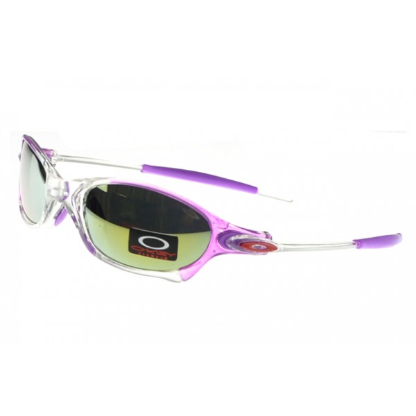 Oakley Juliet Sunglasses Purple Frame Silver Lens