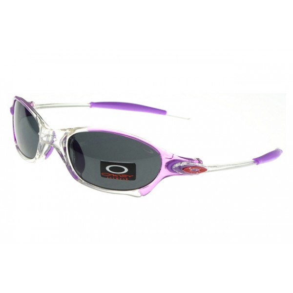 Oakley Juliet Sunglasses Purple Frame Black Lens