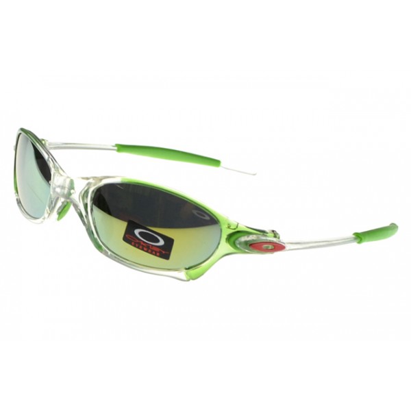 Oakley Juliet Sunglasses Green Frame Silver Lens