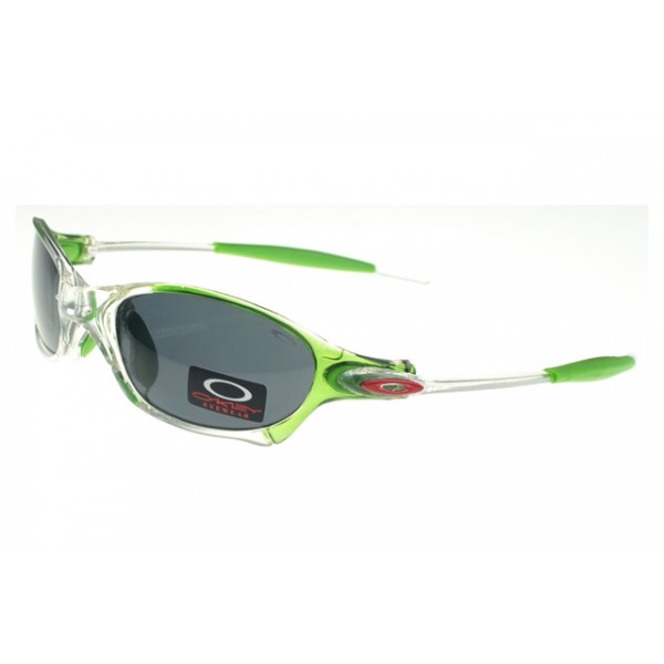 Oakley Juliet Sunglasses Green Frame Black Lens