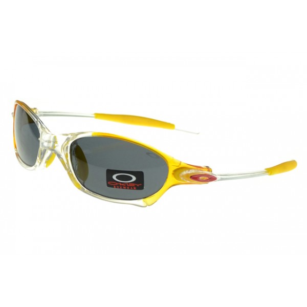Oakley Juliet Sunglasses Yellow Frame Black Lens Hottest New Styles
