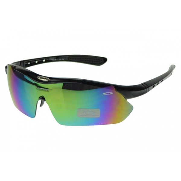 Oakley M Frame Sunglasses Black Frame Green Lens US Store