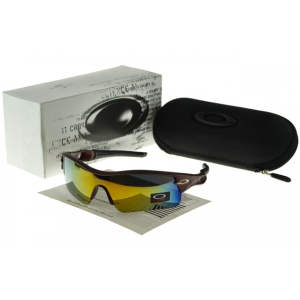 Oakley Radar Range Sunglasses brown Frame yellow Lens By Fashion