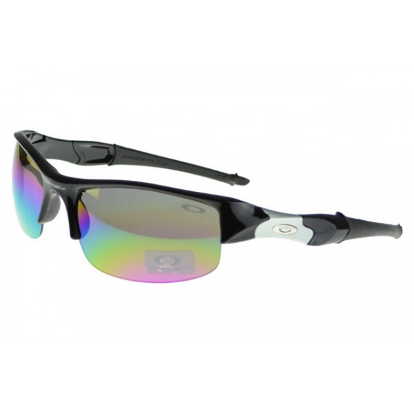 Oakley Flak Jacket Sunglasses black Frame multicolor Lens Outlet