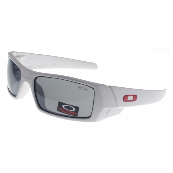 Oakley Gascan Sunglasses white Frame grey Lens