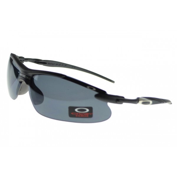 Oakley Half Jacket Sunglasses black Framne blue Lens Discount