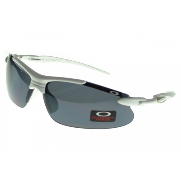 Oakley Half Jacket Sunglasses white Framne black Lens