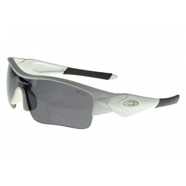 Oakley Half Straight Jaquetas Sunglasses white Frame grey Lens