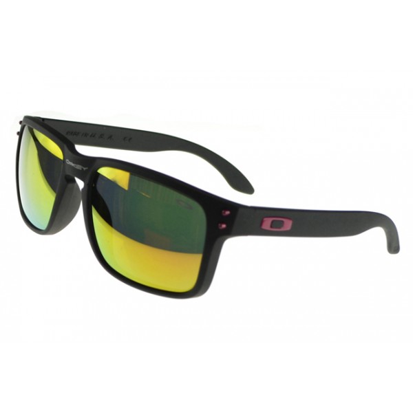 Oakley Holbrook Sunglasses black Frame yellow Lens By Fashion