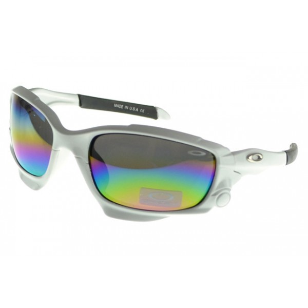 Oakley Jawbone Sunglasses white Frame multicolor Lens Fashionable Design