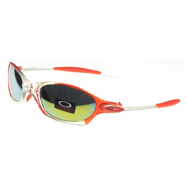 Oakley Juliet Sunglasses red Frame yellow Lens Big Discount On Sale
