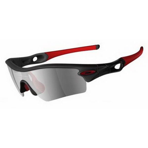 Oakley Radar Path Matte Black Team Cardinal Black Iridium Sunglasses