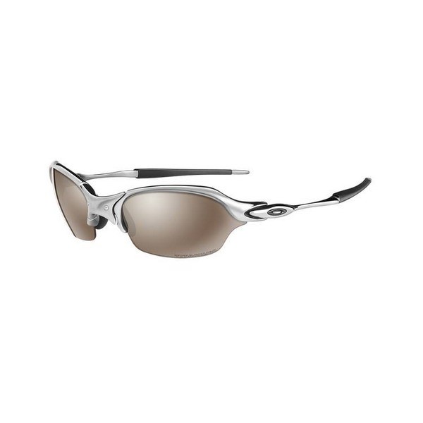 Oakley Romeo 2.0 Polished Titanium Iridium Sunglasses