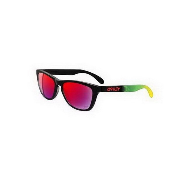 Oakley Frogskins Limited Edition Jupiter Camo Polished Black Positive Red Iridium Sunglasses