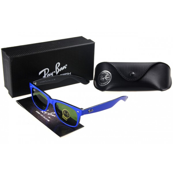 Ray Ban Cats Sunglasses Blue Black Frame Olivedrab Lens