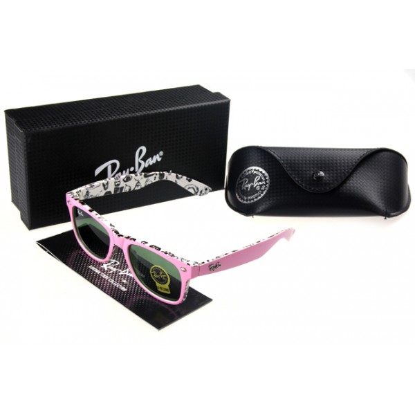 Ray Ban Cats Sunglasses Pink White Frame Teal Lens