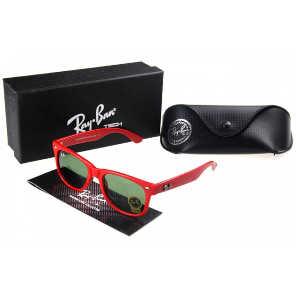 Ray Ban Cats Sunglasses Red Frame Olivedrab Lens