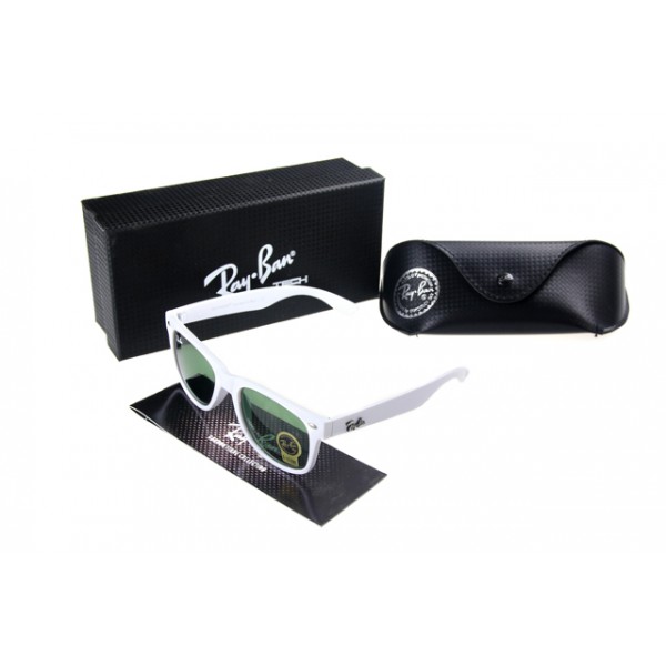 Ray Ban Cats Sunglasses White Frame Olivedrab Lens