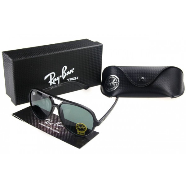 Ray Ban Wayfarer Sunglasses Black Frame Olivegreen Lens